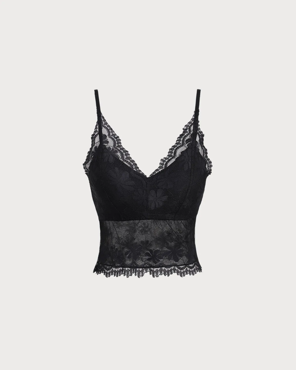 Black Lace V Neck Bustier sold by rihoas