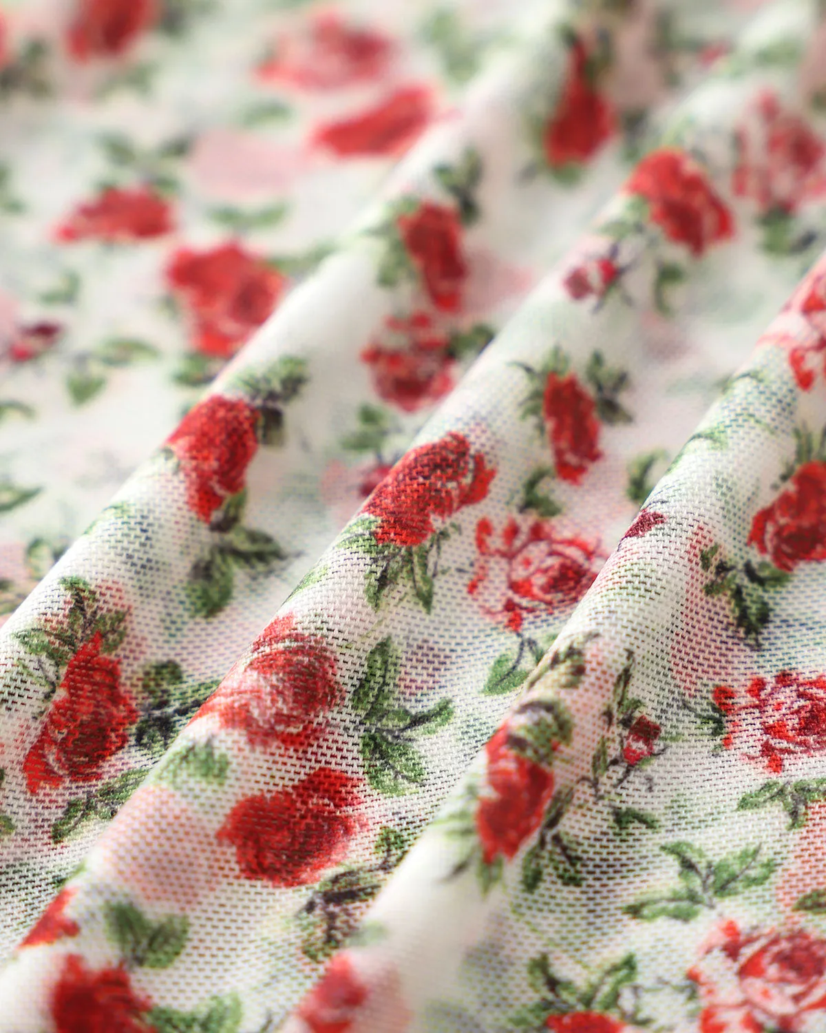 Red Floral Round Neck Tank Top sold by rihoas product image thumbnail 3