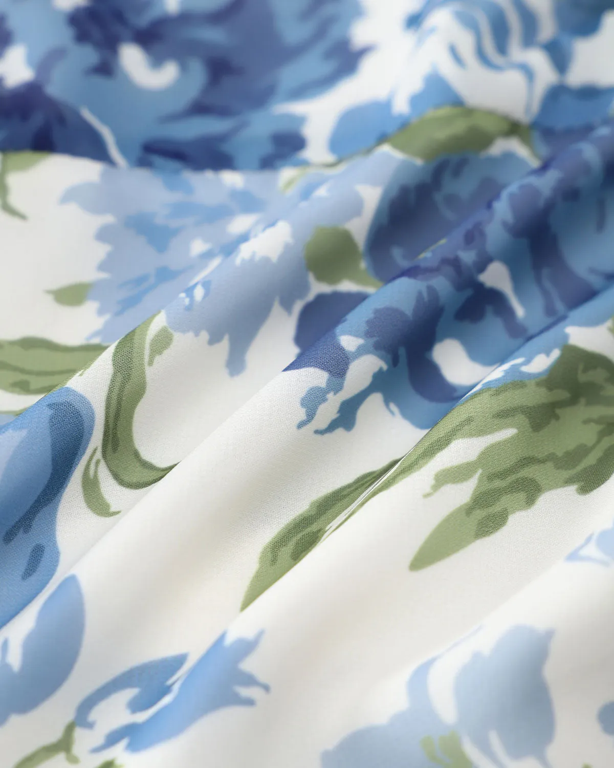 Blue Floral Bohemian Cropped Camis sold by rihoas product image thumbnail 3