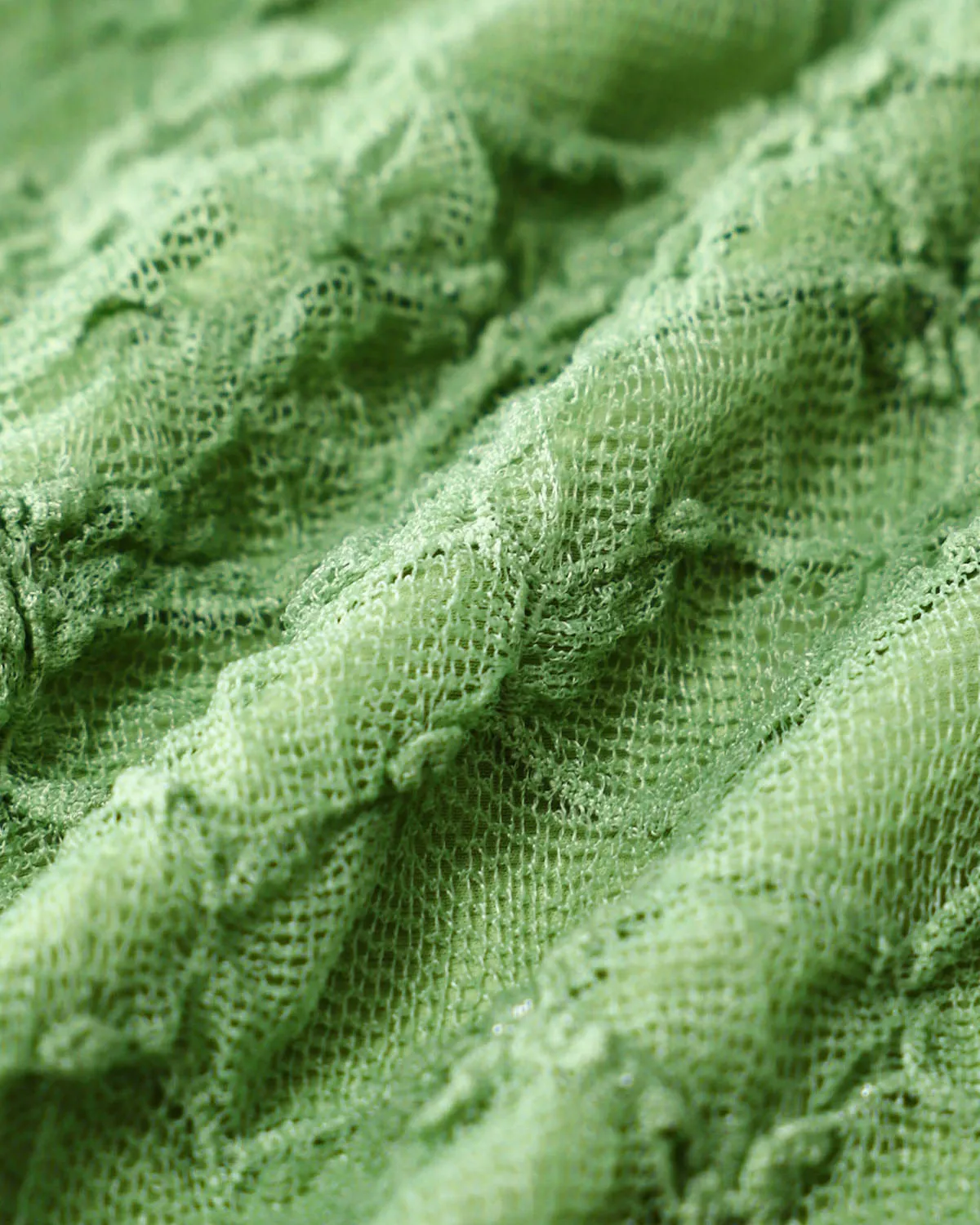 Green Lace Ruched Tankini Swimsuit sold by rihoas product image thumbnail 3