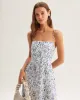 Blue Floral Slip Maxi Dress sold by rihoas