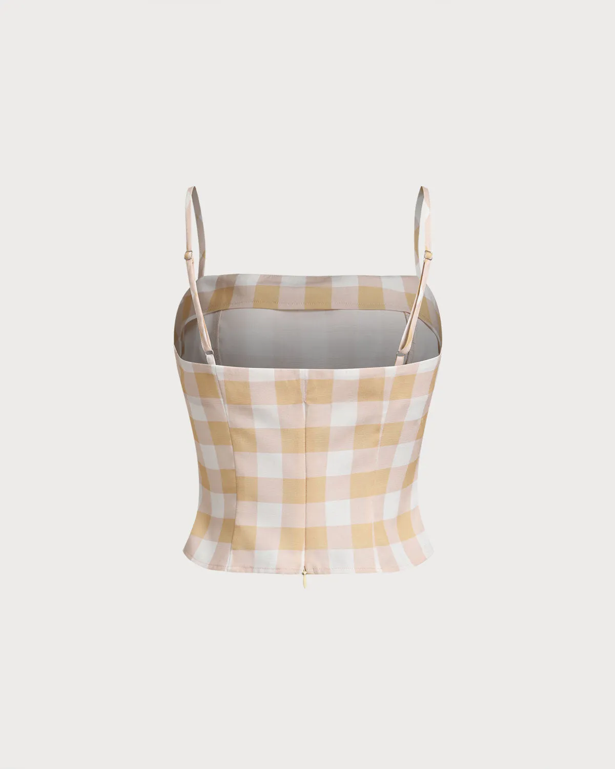 Yellow Plaid Cami Top sold by rihoas product image thumbnail 2