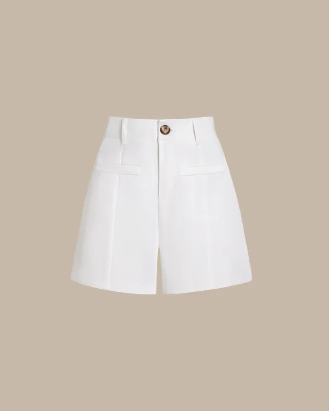 White Pocket Shorts sold by rihoas