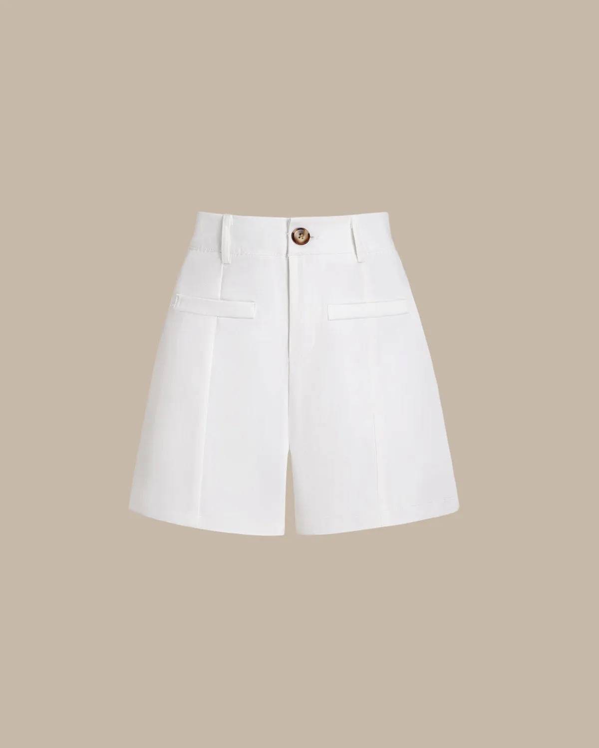 White Pocket Shorts sold by rihoas