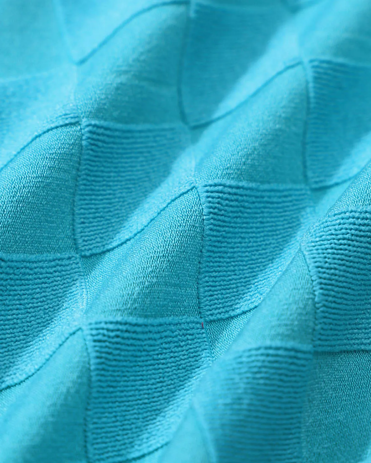 Blue Checkered Ruched Bikini Set sold by rihoas product image thumbnail 3