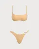 Yellow Geometric Bralette Bikini Set sold by rihoas