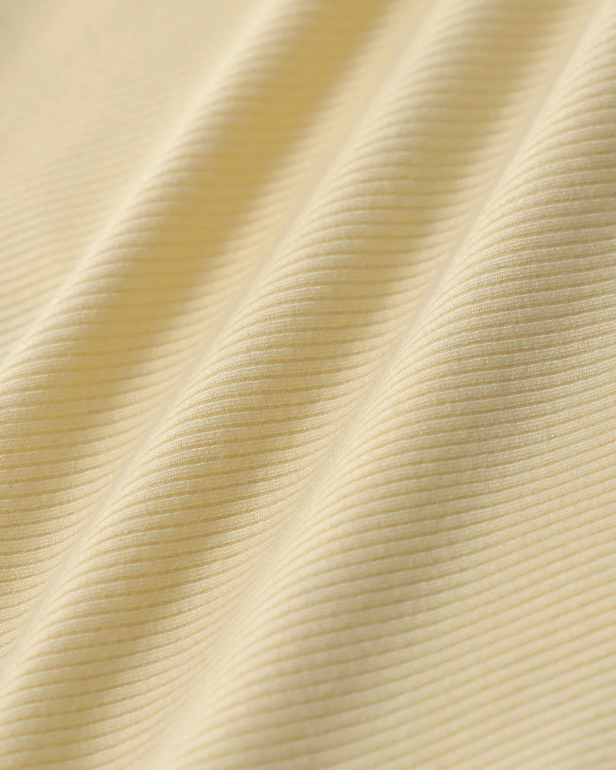 Yellow V Neck Ribbed Knit Tank Top sold by rihoas product image thumbnail 3