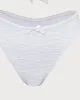 White Knitted Wave Textured Bikini Set sold by rihoas