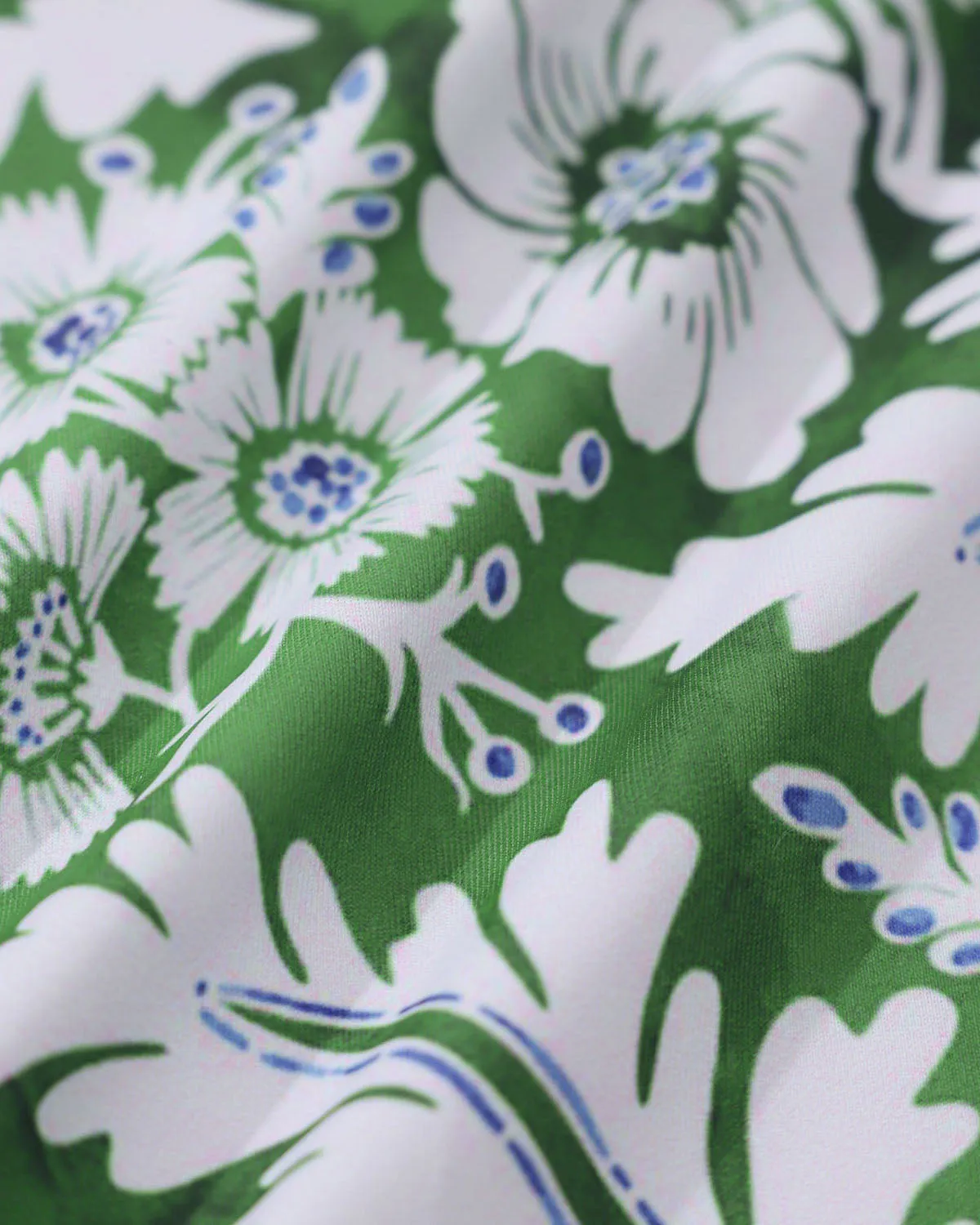 Green Contrast Flower Print One Piece Swimsuit sold by rihoas product image thumbnail 3
