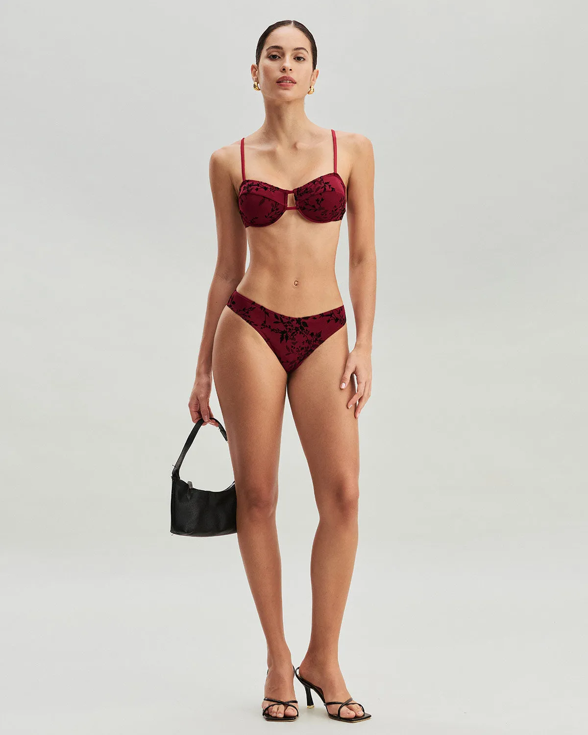 Red Floral Bikini Bottoms sold by rihoas product image thumbnail 4