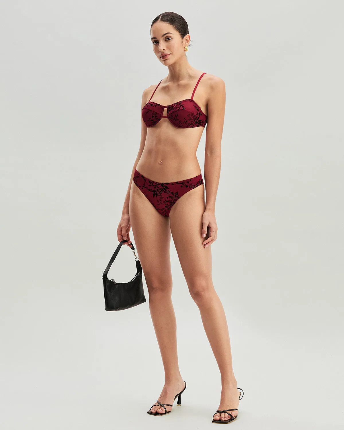 Red Floral Bikini Bottoms sold by rihoas product image thumbnail 3