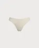 Beige Textured Low Waisted Bikini Bottom sold by rihoas
