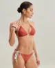 Red Polka Dot Red Bikini Bottoms sold by rihoas