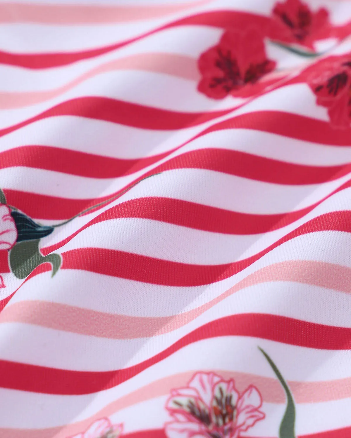 Red Floral Halter Bikini Set sold by rihoas product image thumbnail 3