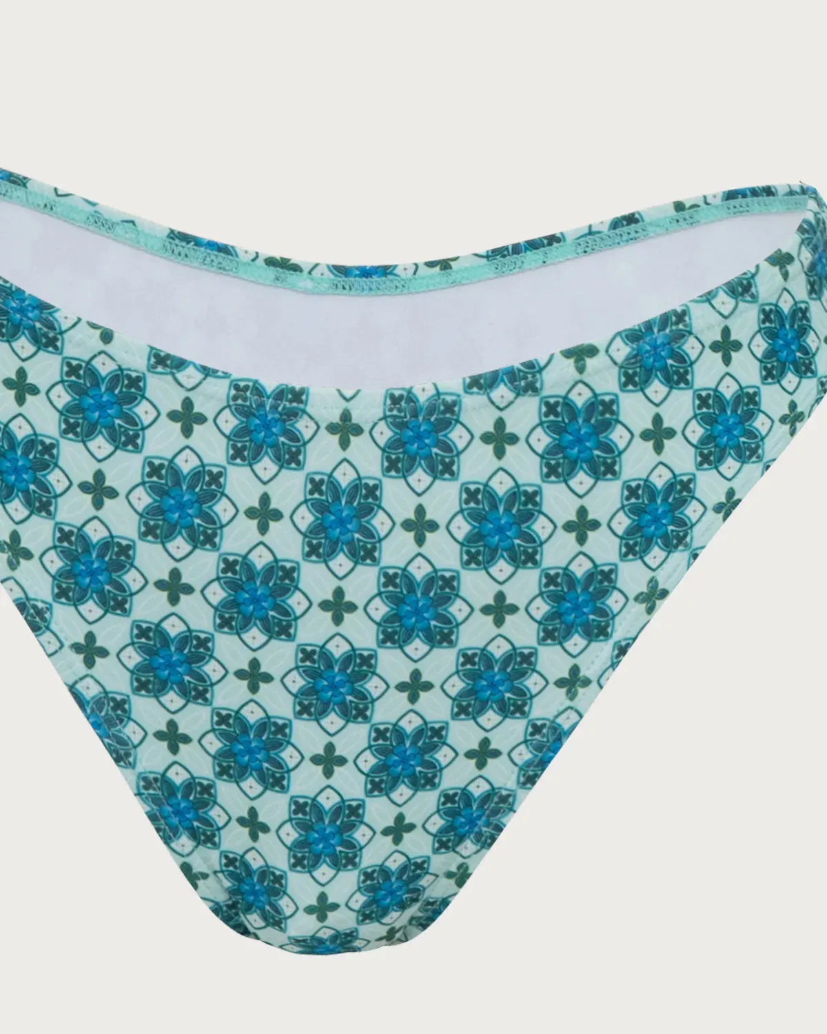 Green Twist Vintage Print Bikini Set sold by rihoas product image thumbnail 5