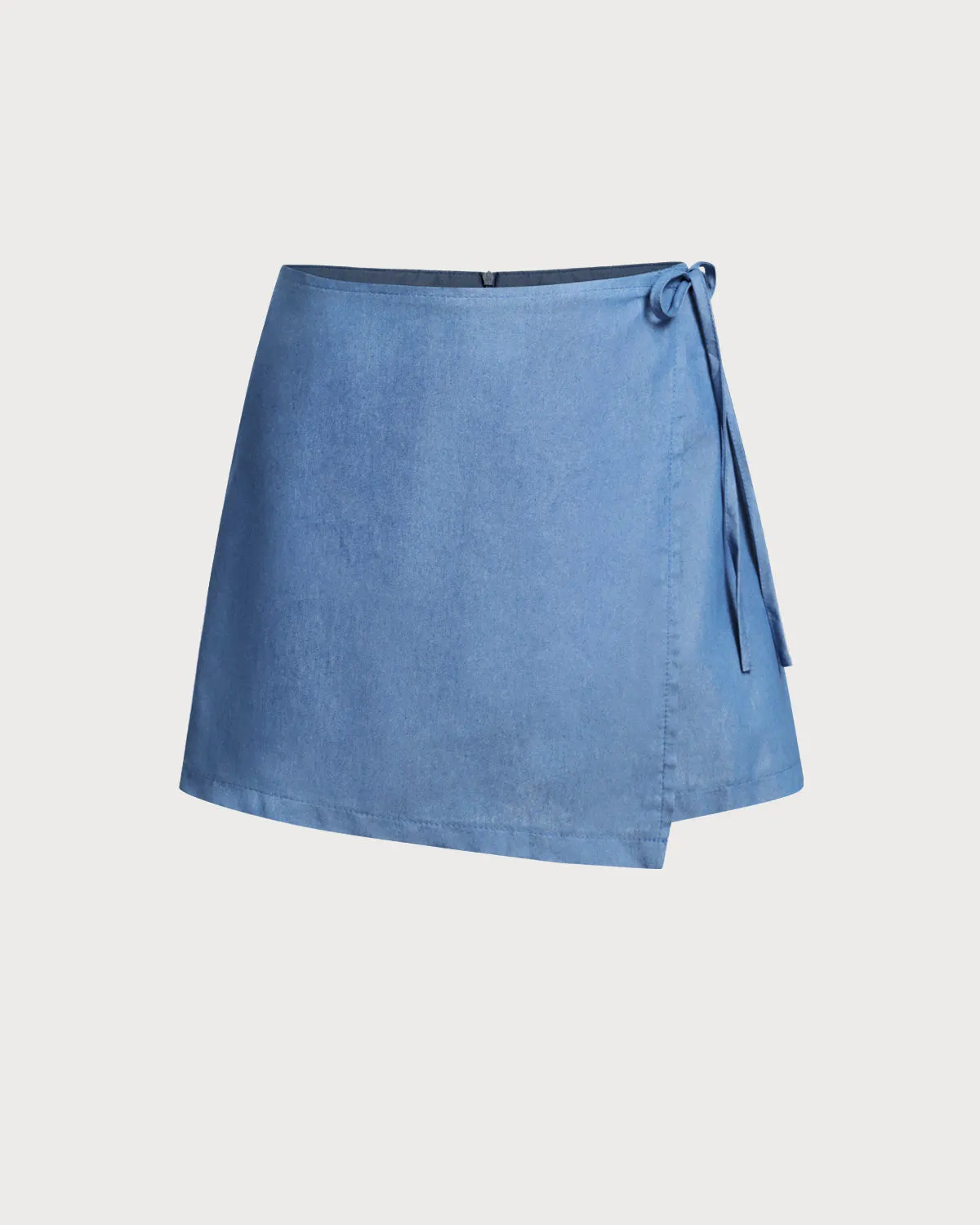 Blue Wrap Skorts sold by rihoas