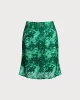 Green Floral Mermaid Skirt sold by rihoas