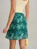 Green Floral Mermaid Skirt sold by rihoas
