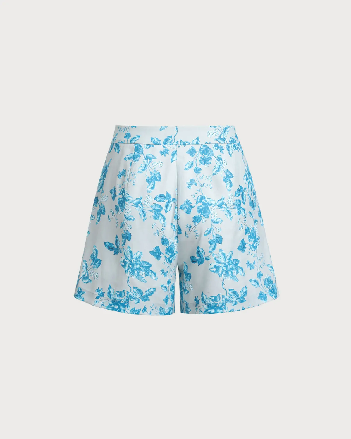 Blue Floral Pocket Shorts sold by rihoas product image thumbnail 2