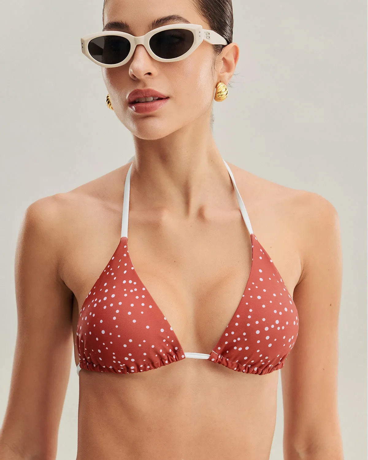 Red Polka Dot Bikini Set sold by rihoas product image thumbnail 2