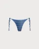 Blue Polka Dot Underwire Bikini Set sold by rihoas