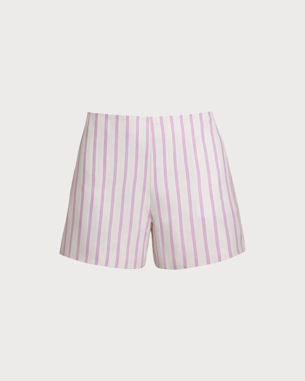Pink Striped Pocket Shorts sold by rihoas
