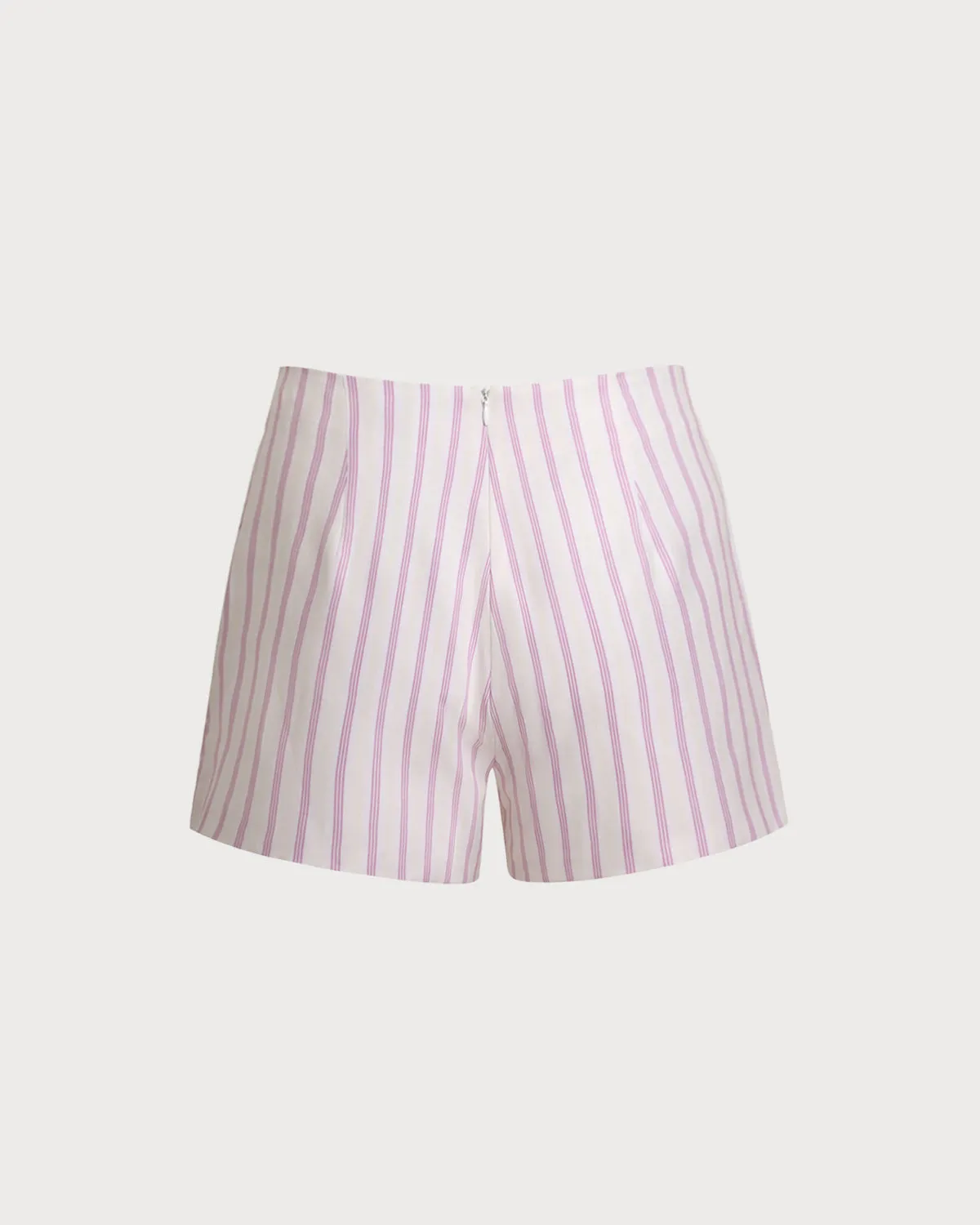 Pink Striped Pocket Shorts sold by rihoas product image thumbnail 2