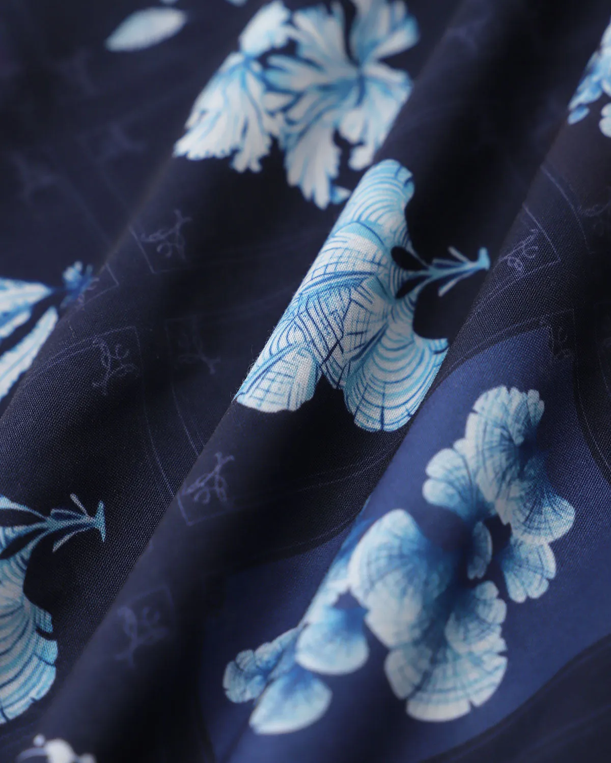 Blue Floral Bohemian Slip Maxi Dress sold by rihoas product image thumbnail 3