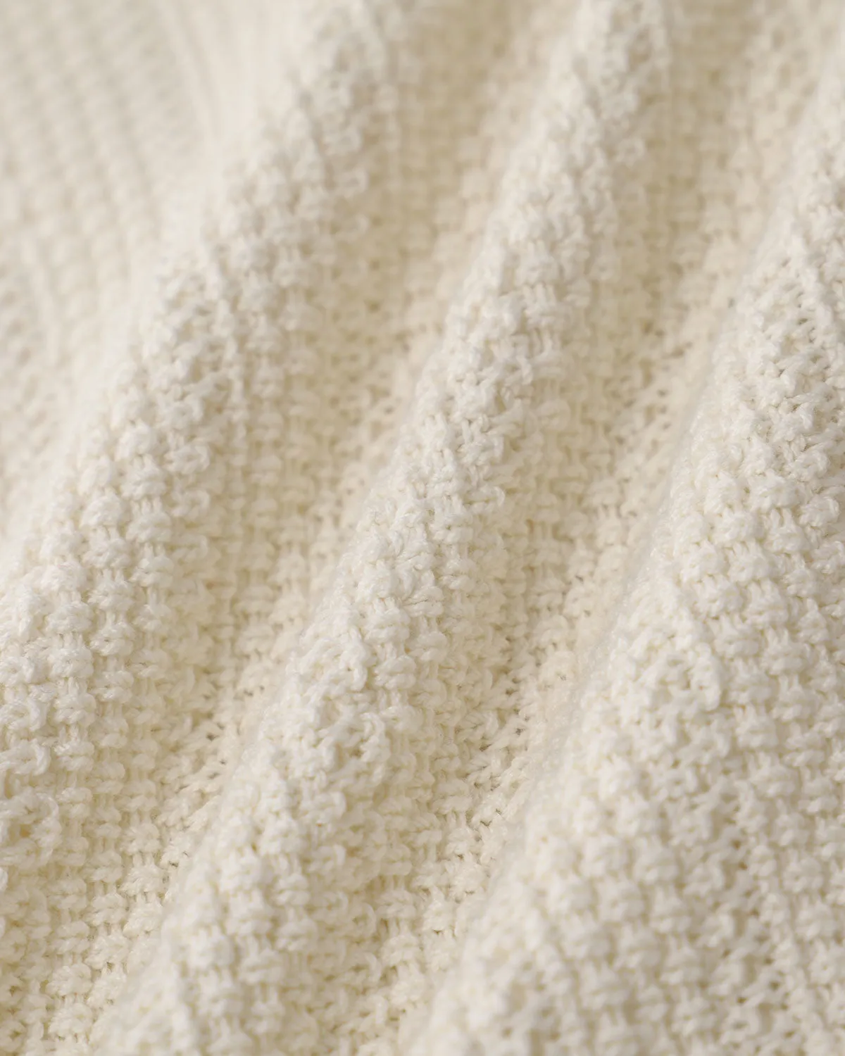 Beige U Neck Textured Cardigan sold by rihoas product image thumbnail 3