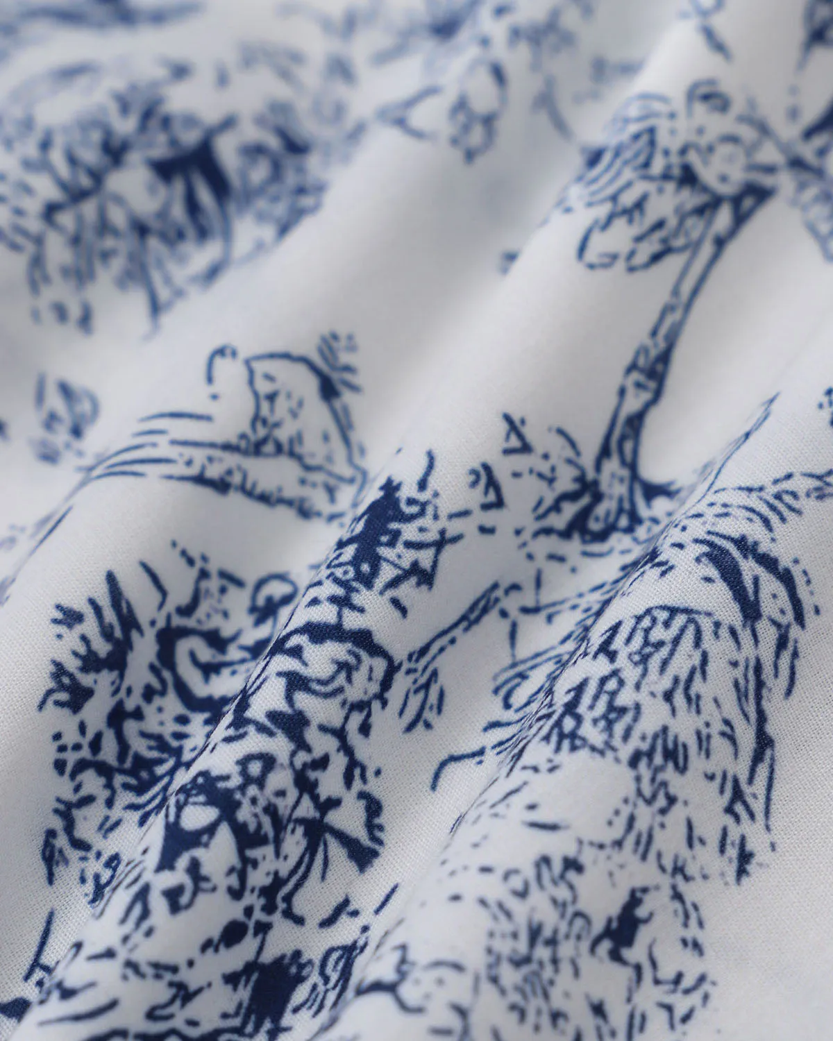 Blue Floral Boat Neck Sleeveless Mini Dress sold by rihoas product image thumbnail 3