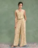 Yellow Floral Wide Leg Pants sold by rihoas