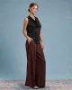 Black Cowl Neck Tank Top sold by rihoas