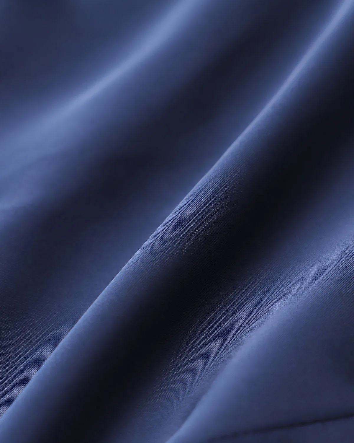 Navy Satin Button Blouse sold by rihoas product image thumbnail 3