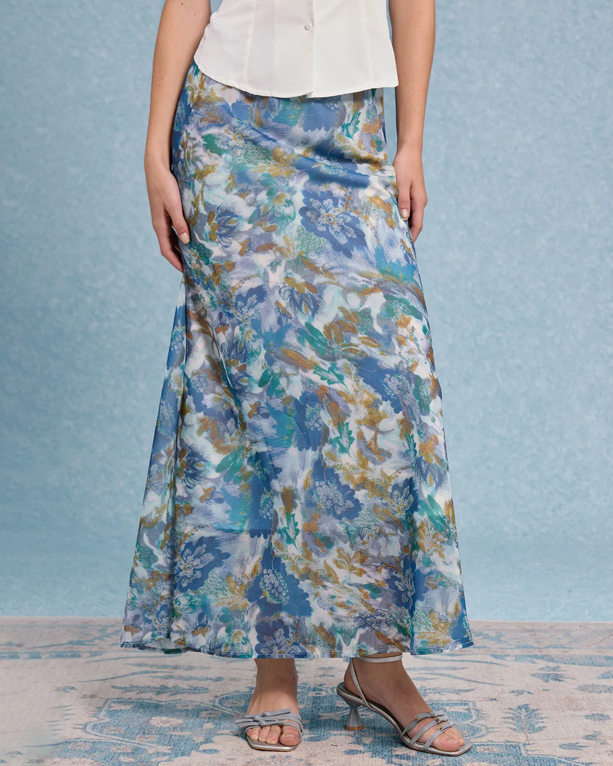 Floral Mermaid Skirt sold by rihoas