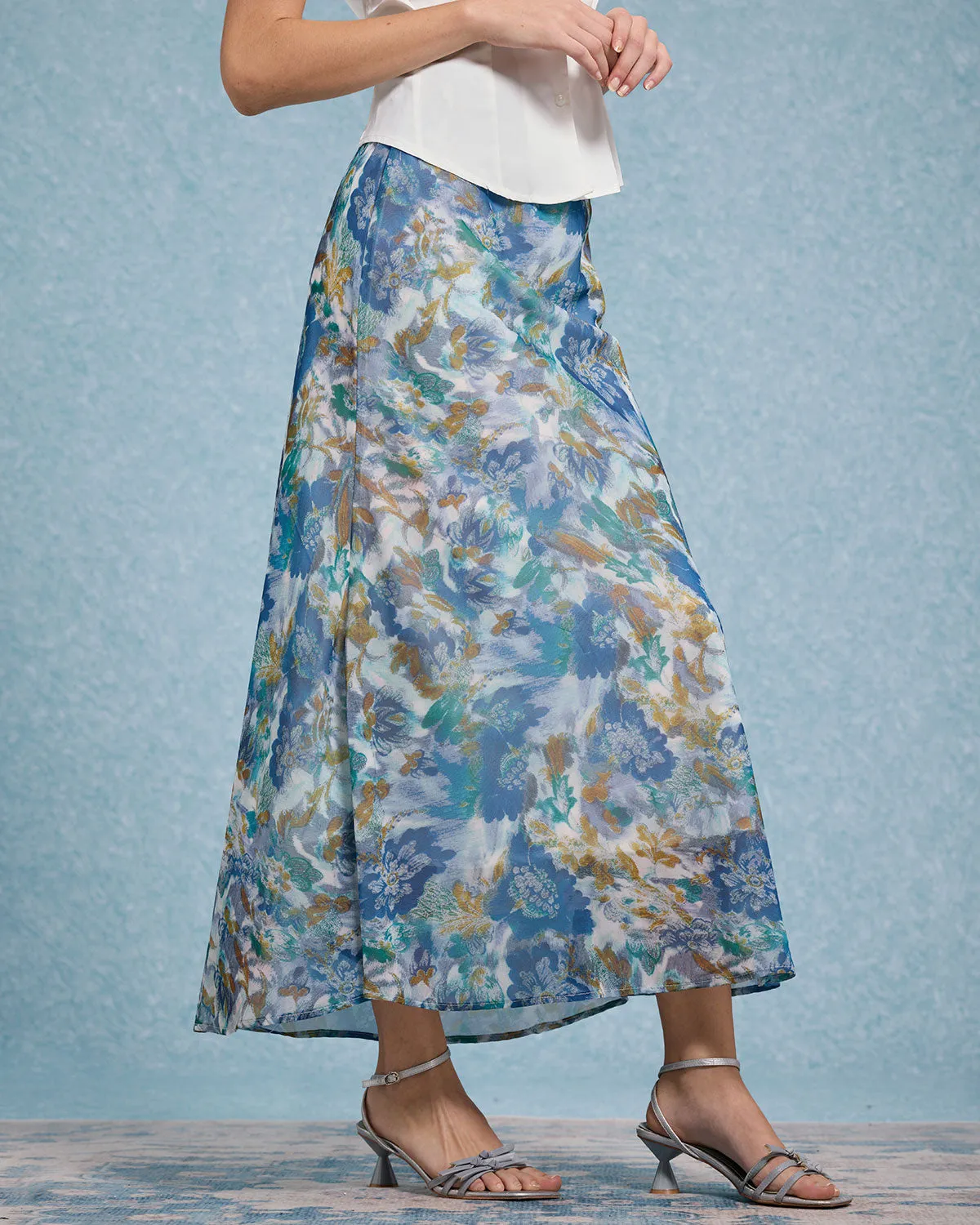 Floral Mermaid Skirt sold by rihoas product image thumbnail 2