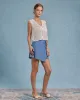 White V Neck Cut Out Tank Top sold by rihoas