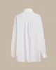 White Pocket Oversized Shirt sold by rihoas