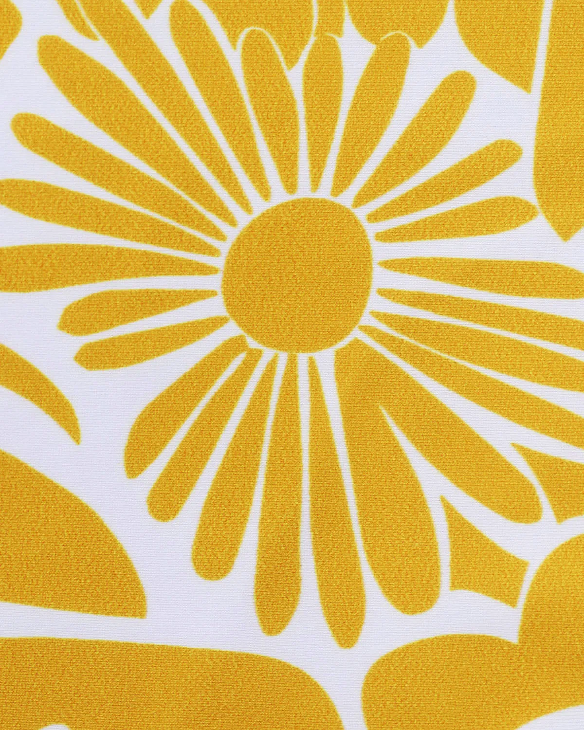 Yellow Knit Floral Ruffle Bikini Set sold by rihoas product image thumbnail 4