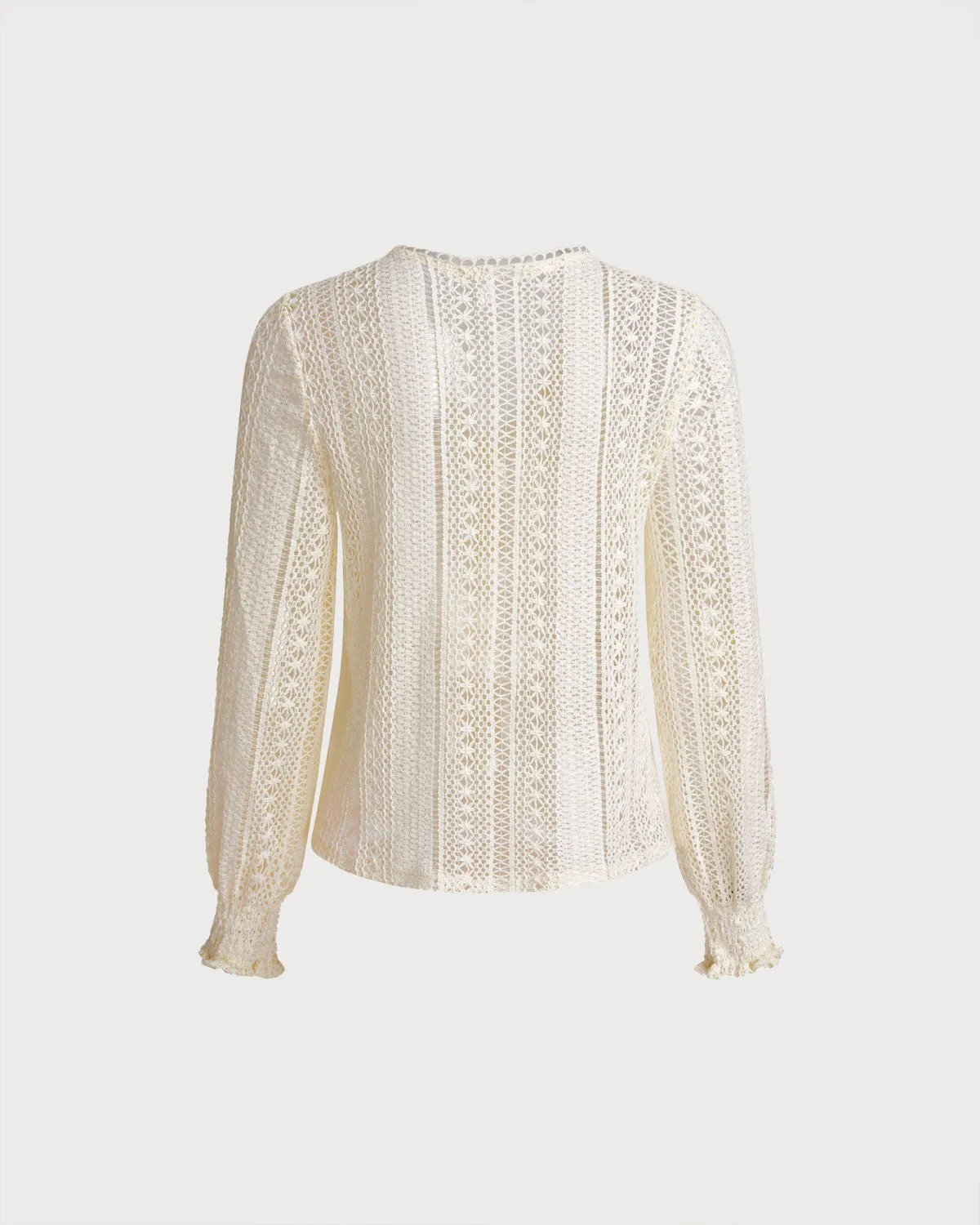 Apricot V Neck Shirred Blouse sold by rihoas product image thumbnail 2