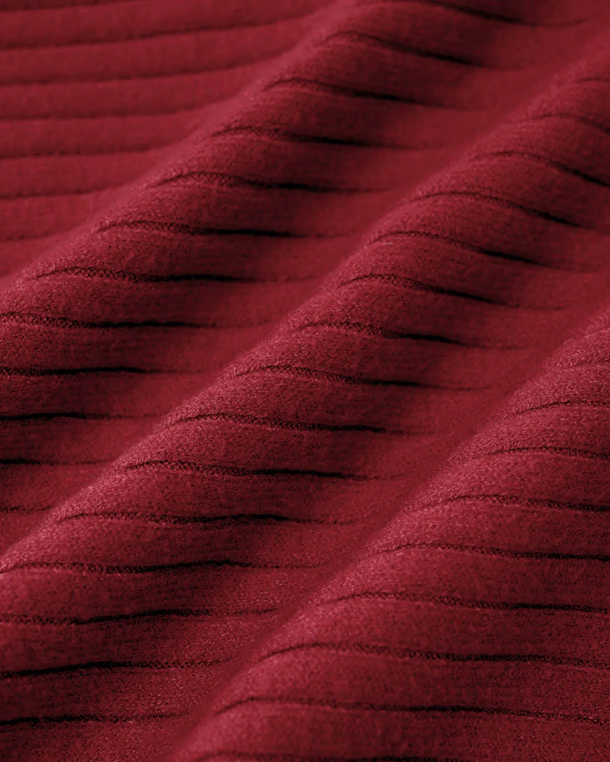 Red V Neck Bodycon Sweater Dress sold by rihoas product image thumbnail 3