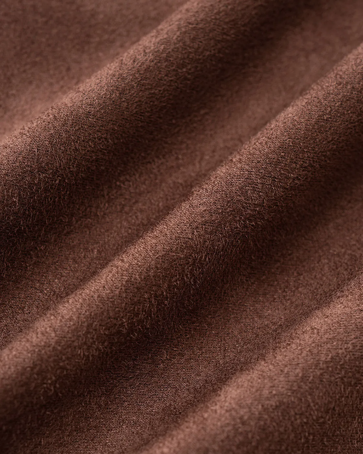 Brown Suede A-line Midi Skirt sold by rihoas product image thumbnail 3