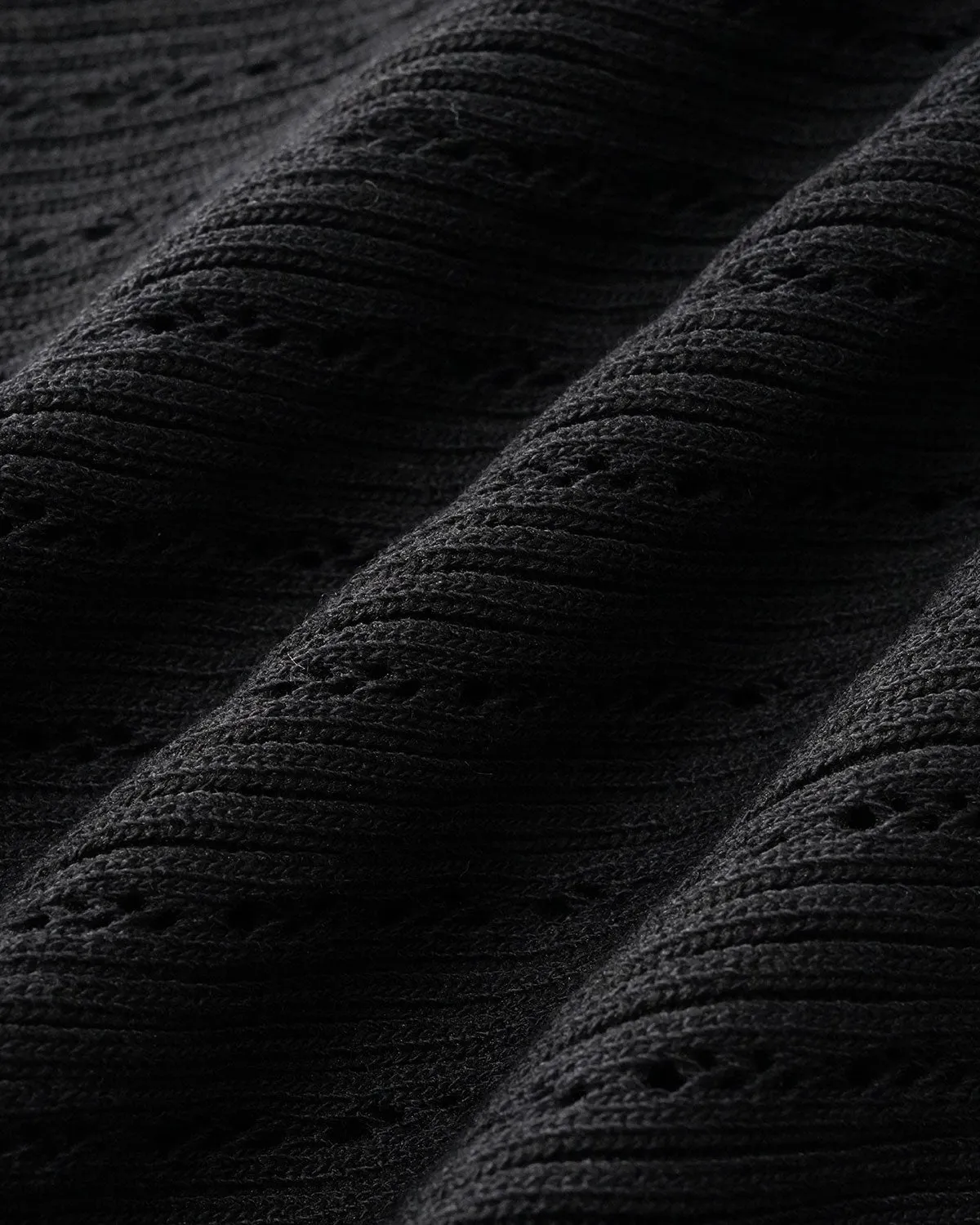 Black V Neck Bell Sleeve Knit Cardigan sold by rihoas product image thumbnail 3