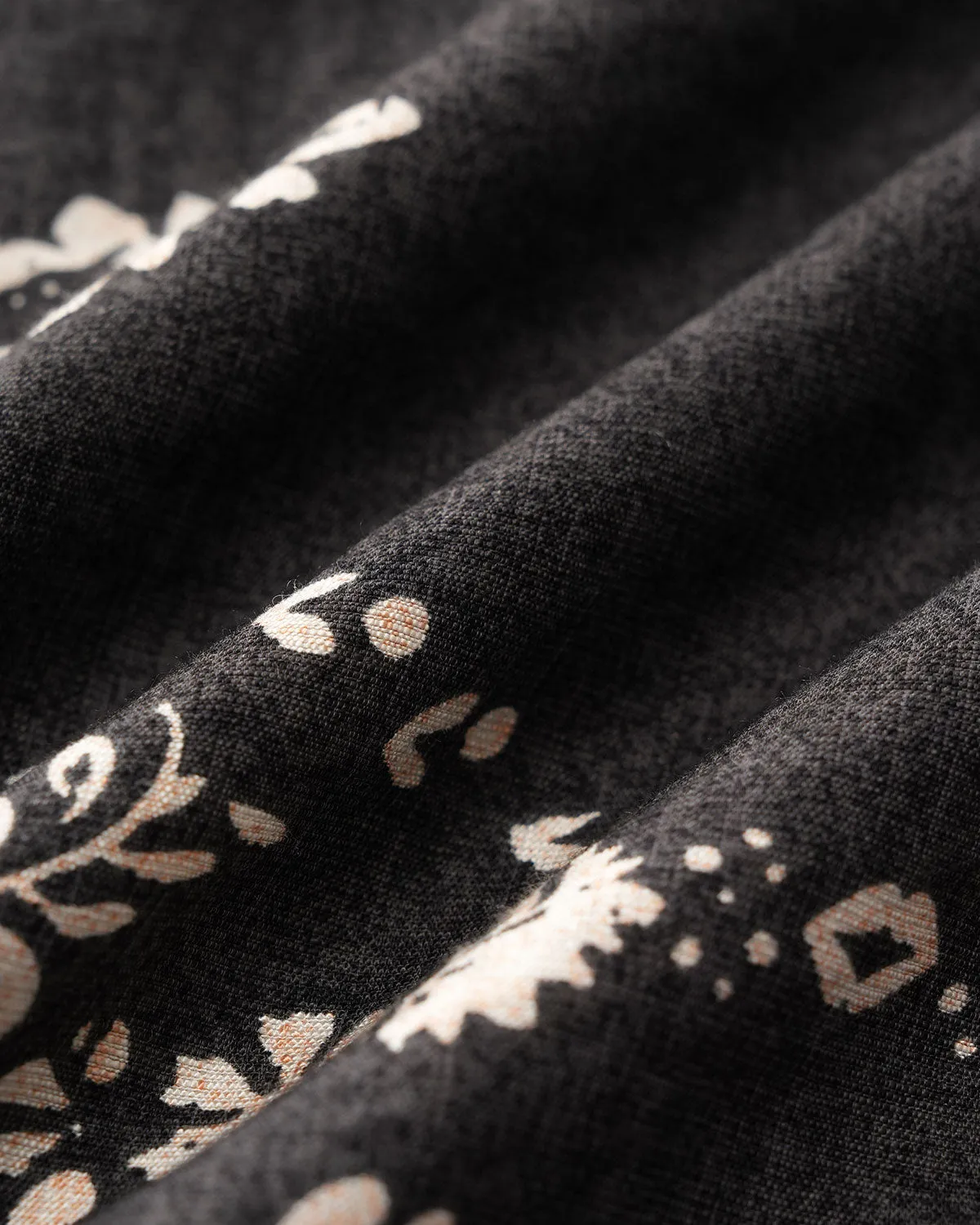 Black Floral Lantern Sleeve Shirt sold by rihoas product image thumbnail 3