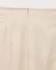 Apricot Linen Natural Waisted Midi Skirt sold by rihoas