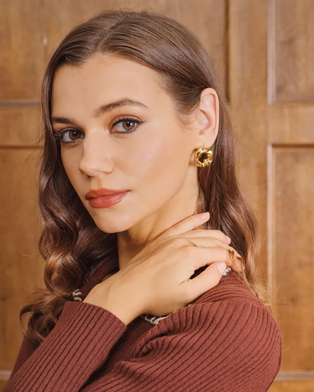 Women's Copper Earrings sold by rihoas