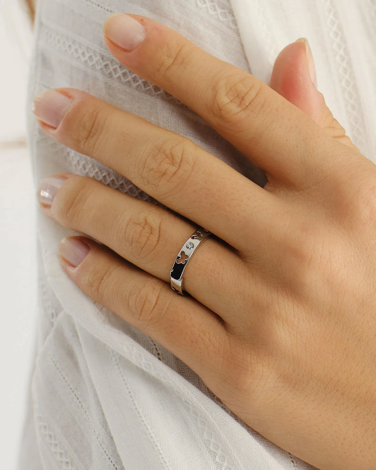 Silver Adjustable Ring sold by rihoas