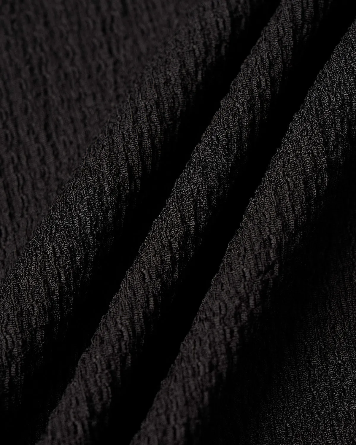 Black Knit Elastic Waist Mermaid Midi Skirt sold by rihoas product image thumbnail 3