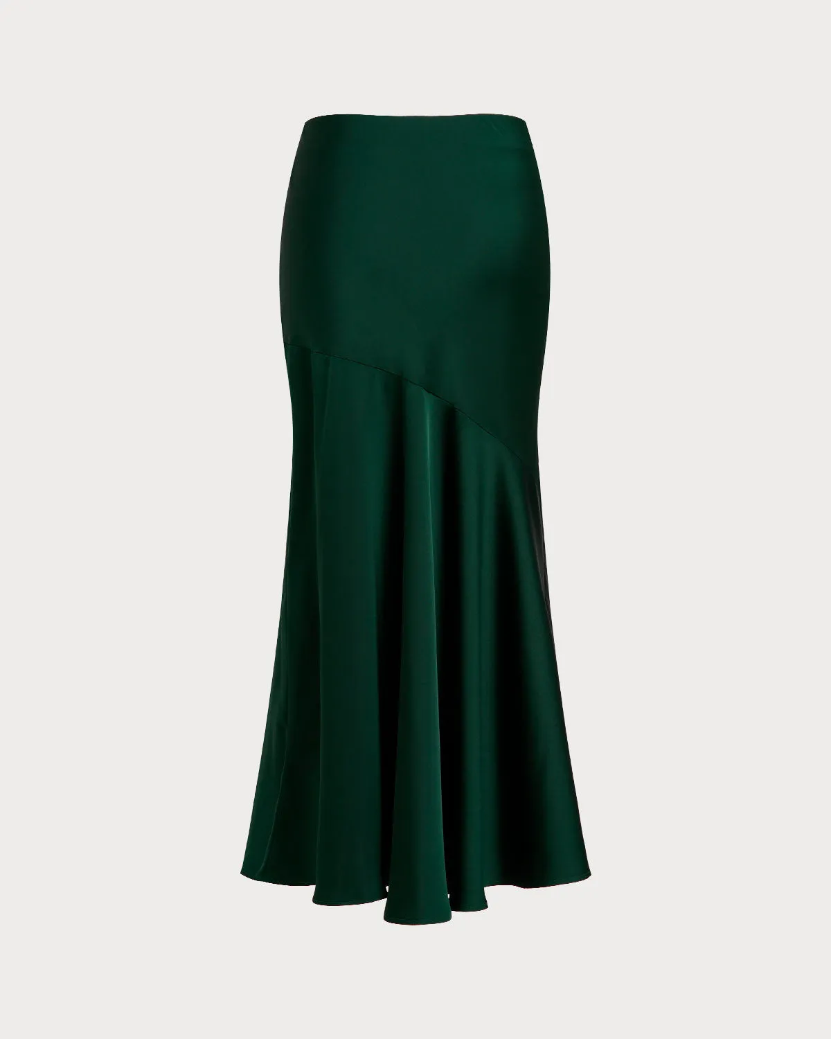 Green High Waisted Mermaid Skirt sold by rihoas product image thumbnail 5