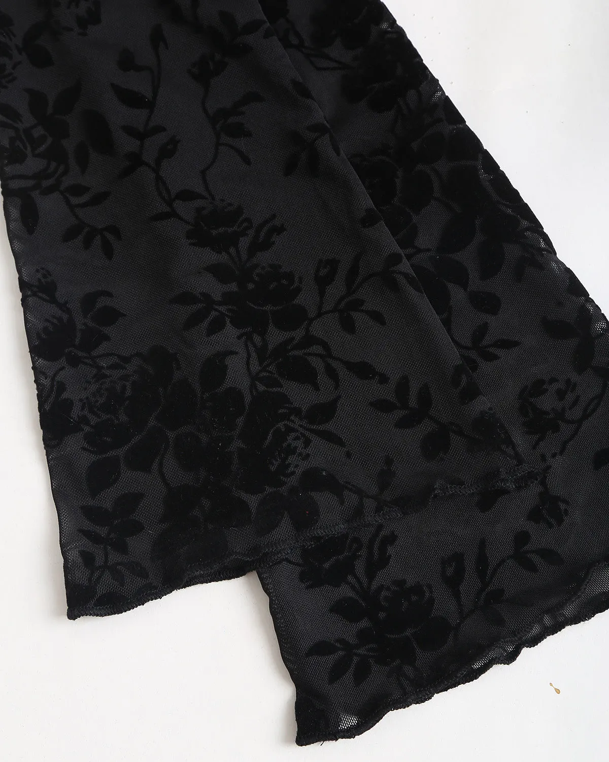 Black V Neck See-through Cardigan sold by rihoas product image thumbnail 3