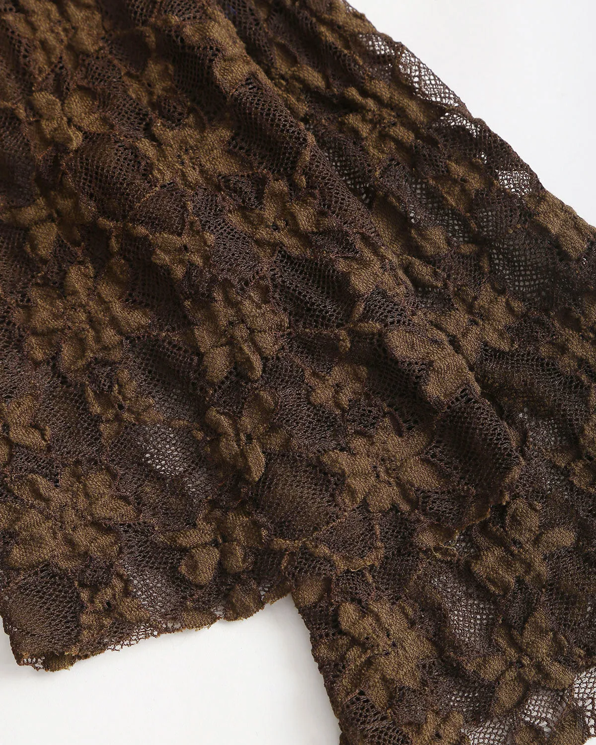 Brown Floral Bell Sleeve Maxi Dress sold by rihoas product image thumbnail 3